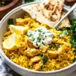 Greek-inspired One-Pan Chicken and Rice Recipe