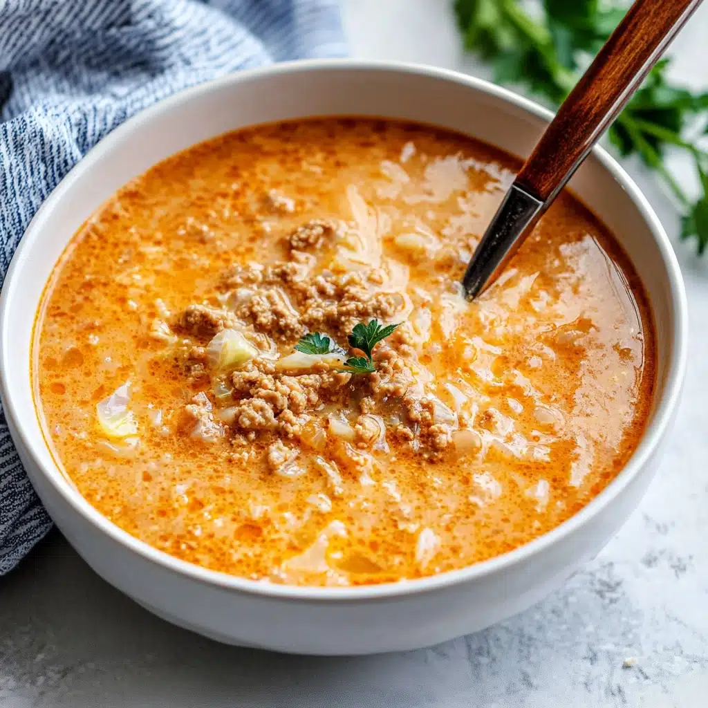 Creamy Beef and Cauliflower Soup Recipe - Recipe Image