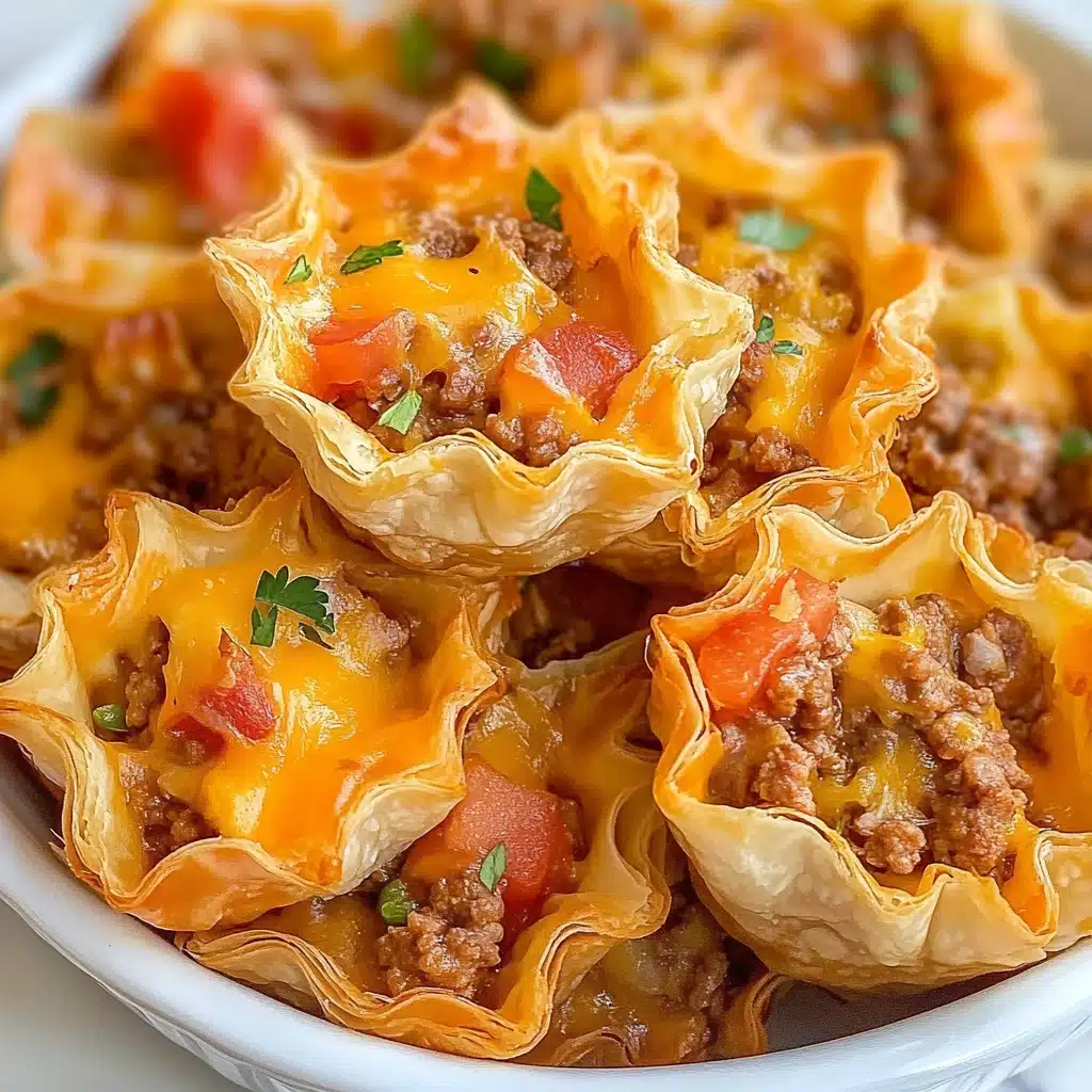 Cheesy Taco Ranch Tartlets Recipe - Recipe Image