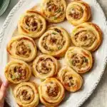 Savory Sausage Cream Cheese Pinwheels Recipe