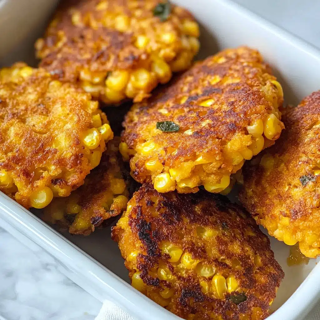 Cheesy Corn Fritter Delight Recipe - Recipe Image