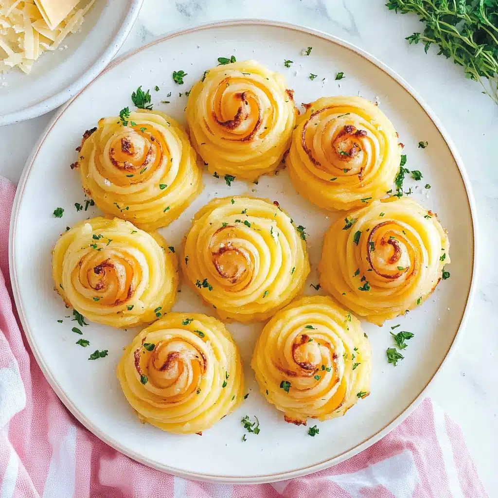 Golden Duchess Potato Swirls Recipe - Recipe Image