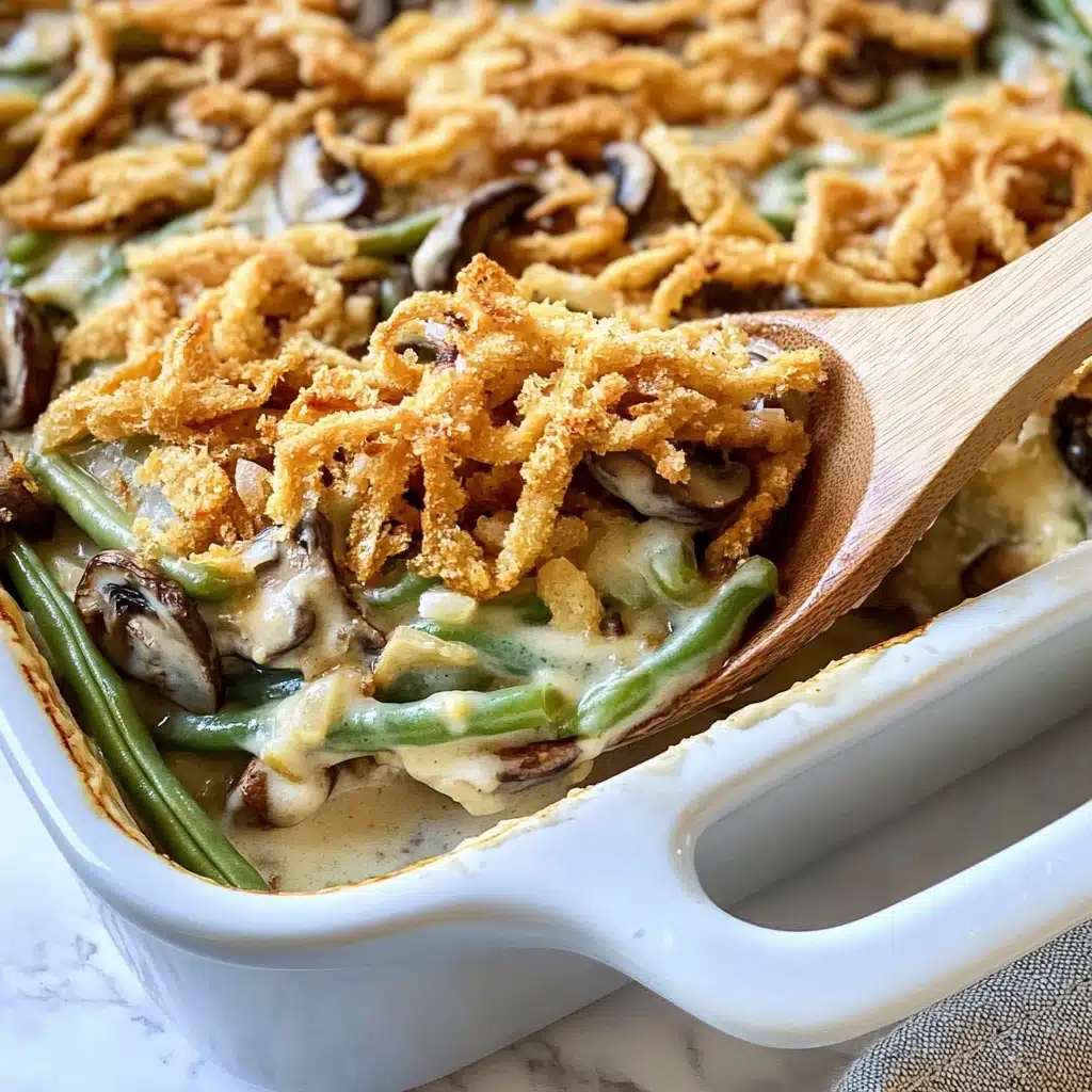Creamy Parmesan Green Bean Casserole Recipe - Recipe Image