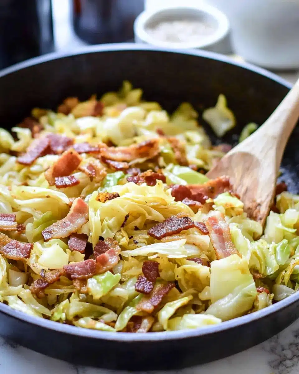 Bacon-Infused Skillet Cabbage Delight Recipe