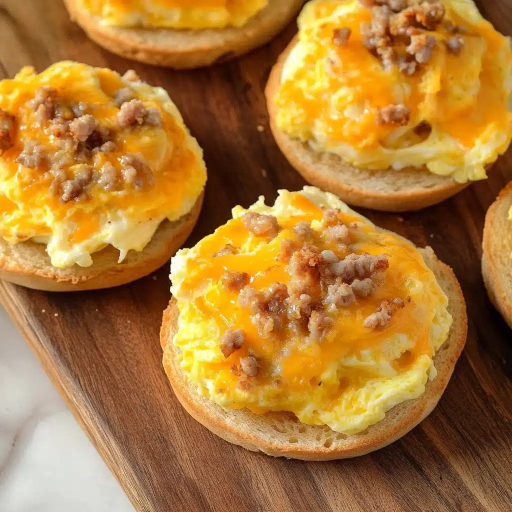 English Muffin Breakfast Pizza Recipe - Recipe Image