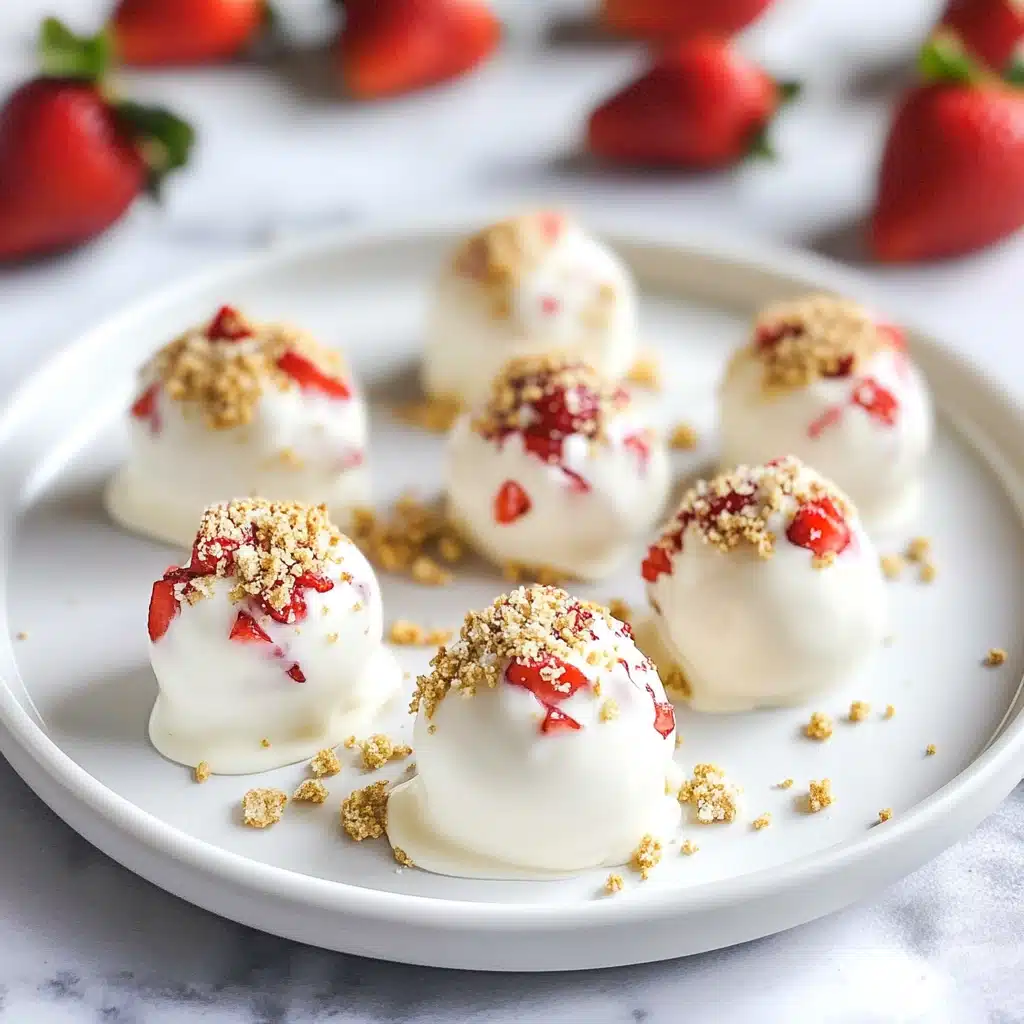 5 Ingredient Strawberry Shortcake Bites Recipe - Recipe Image