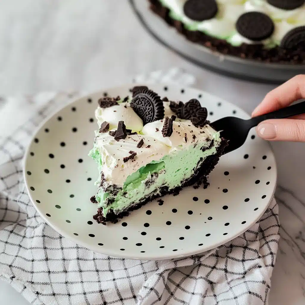 No-Bake Grasshopper Pie Recipe - Recipe Image