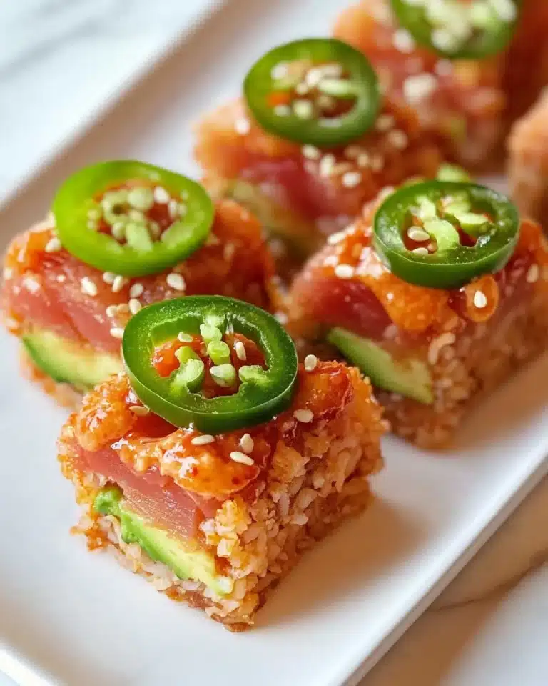 Spicy Salmon Crispy Rice Recipe