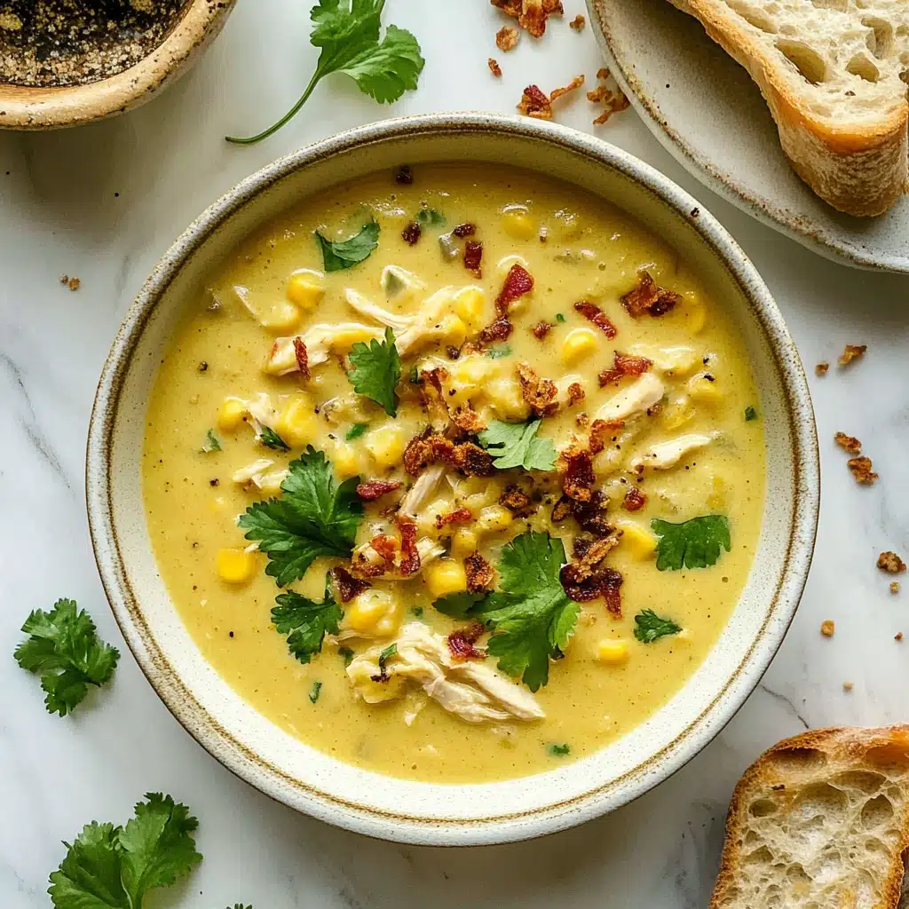 Creamy Slow Cooker Chicken Corn Chowder Recipe - Recipe Image