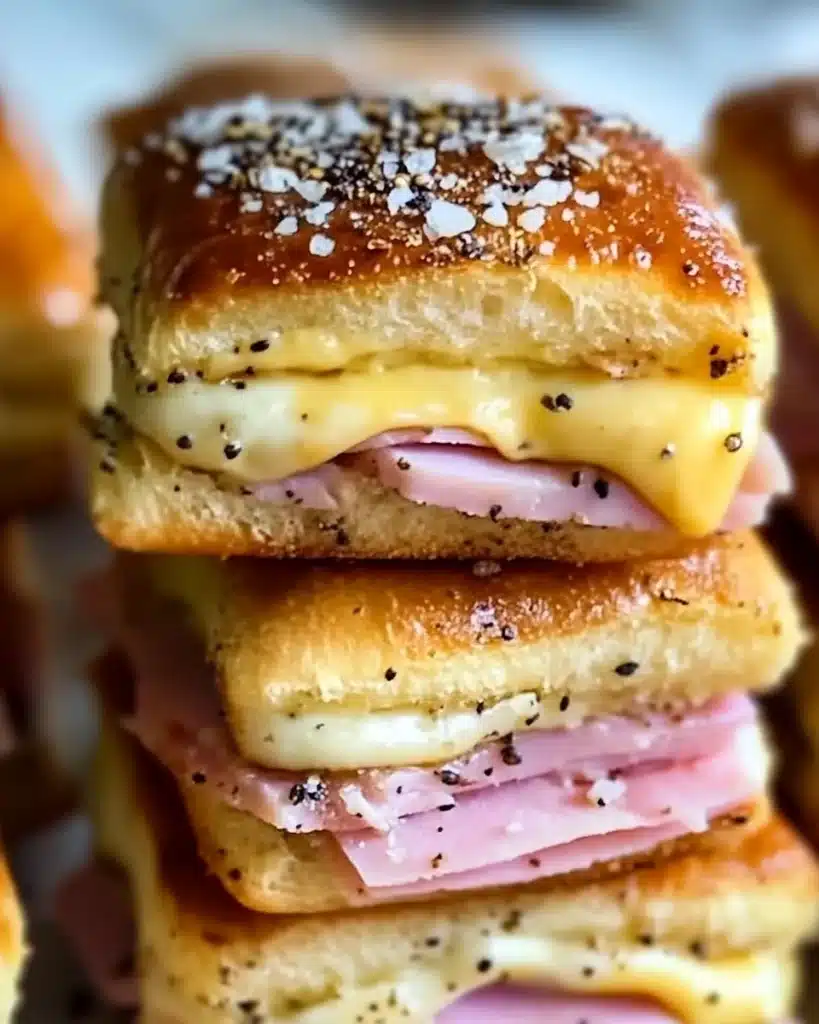 Savory Ham and Cheese Slider Delight Recipe