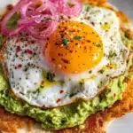 Crispy Feta Fried Eggs Recipe