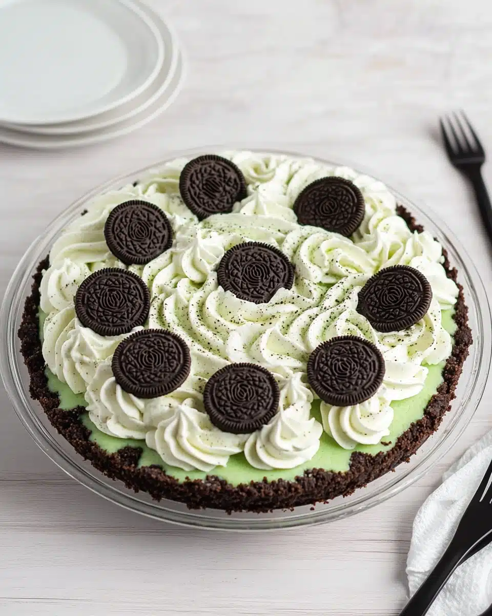 No-Bake Grasshopper Pie Recipe