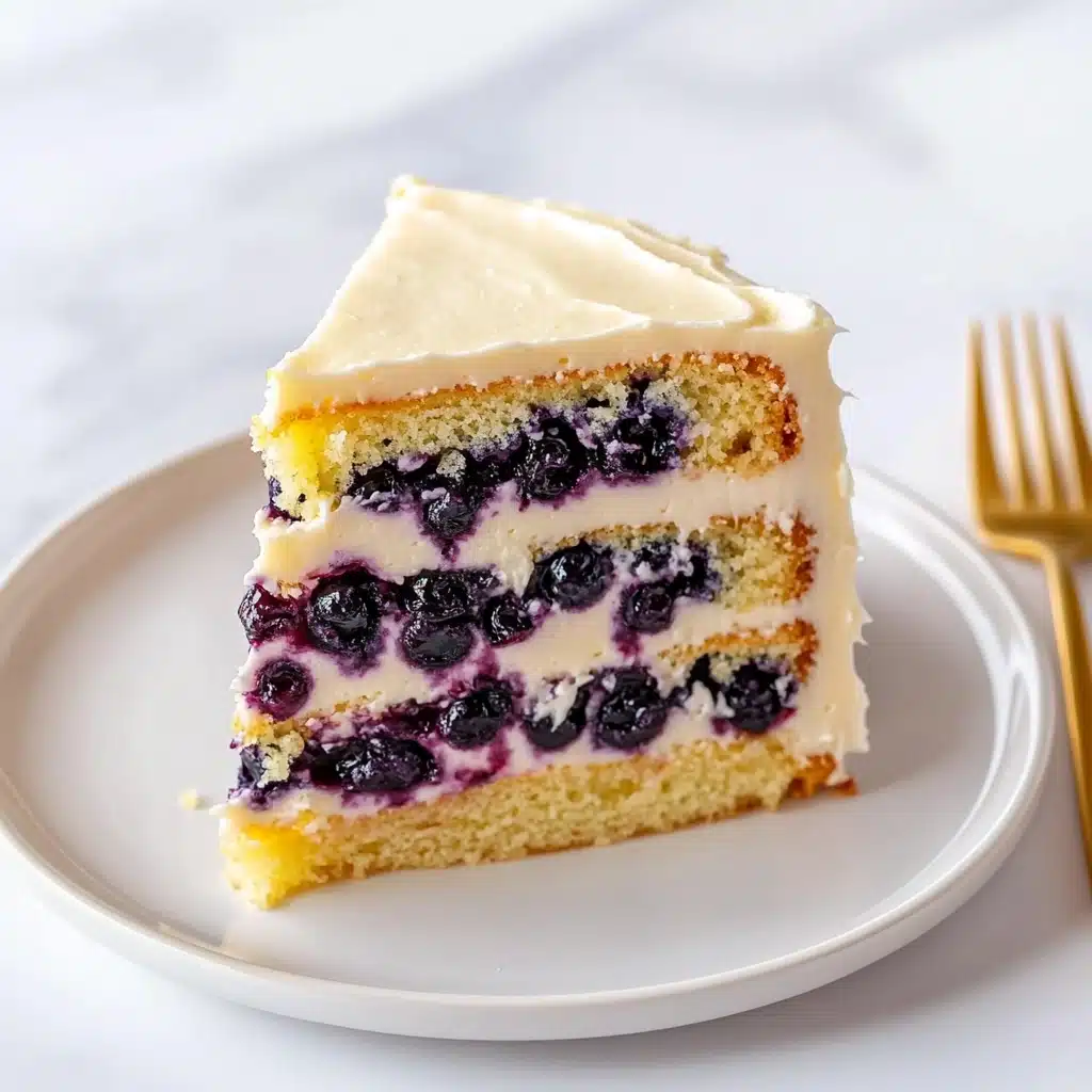 Lemon Blueberry Cake Recipe - Recipe Image