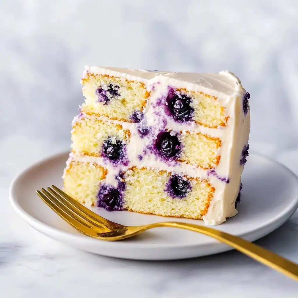 Lemon Blueberry Cake Recipe - Recipe Image