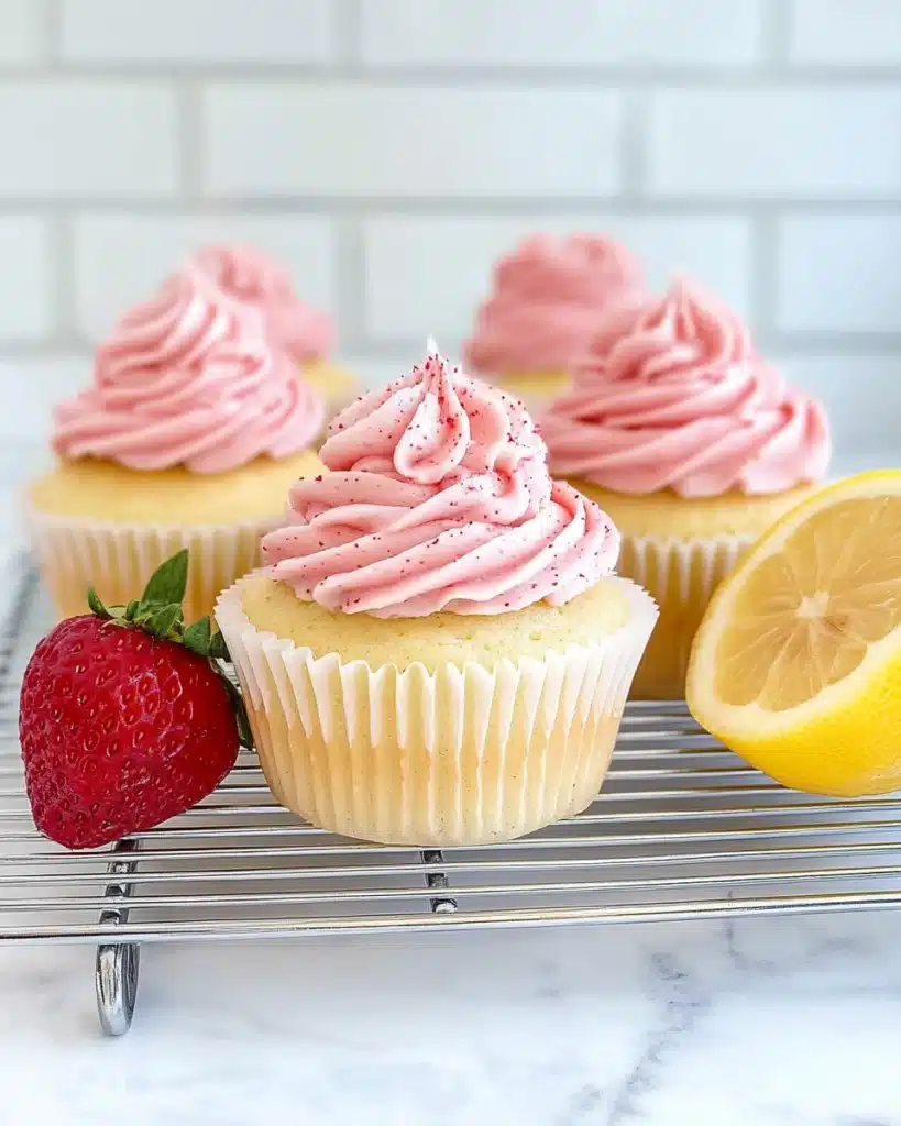 Strawberry Lemonade Cupcakes Recipe