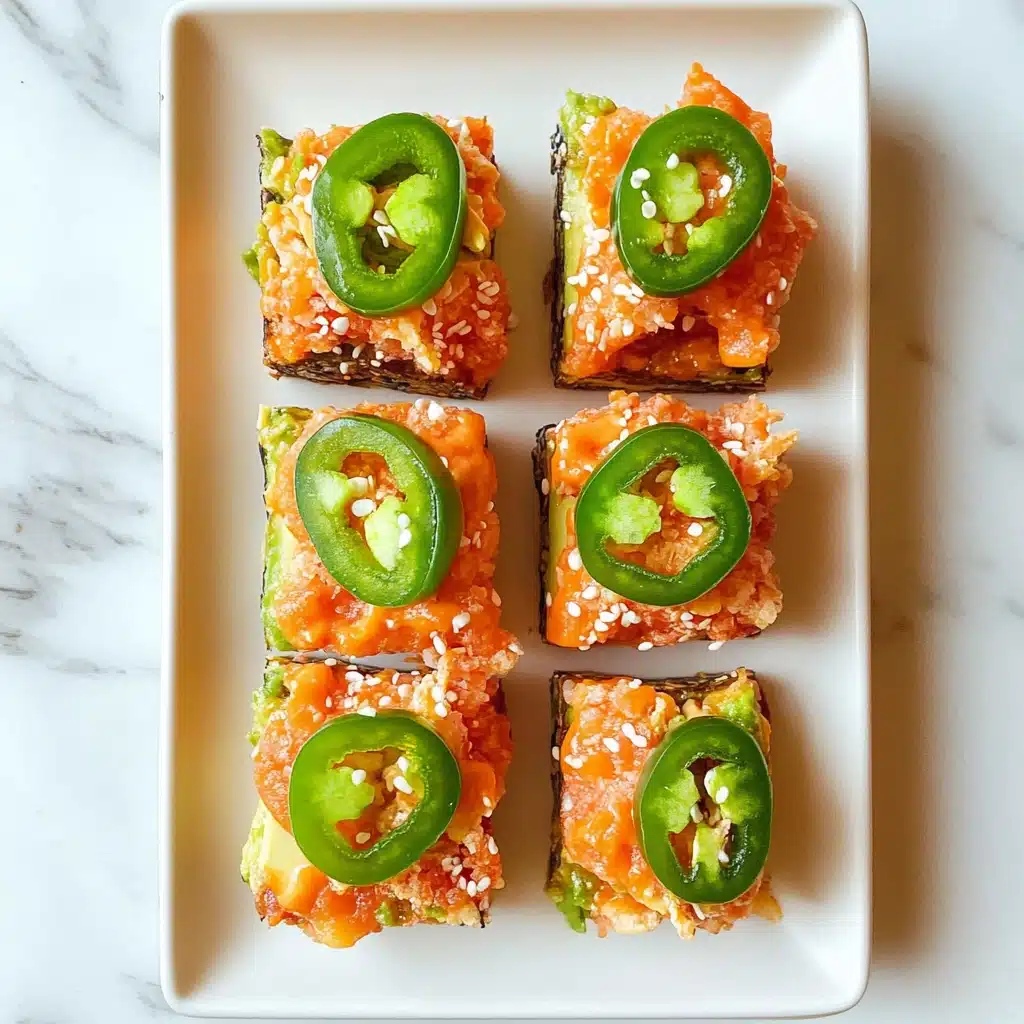 Spicy Salmon Crispy Rice Recipe - Recipe Image