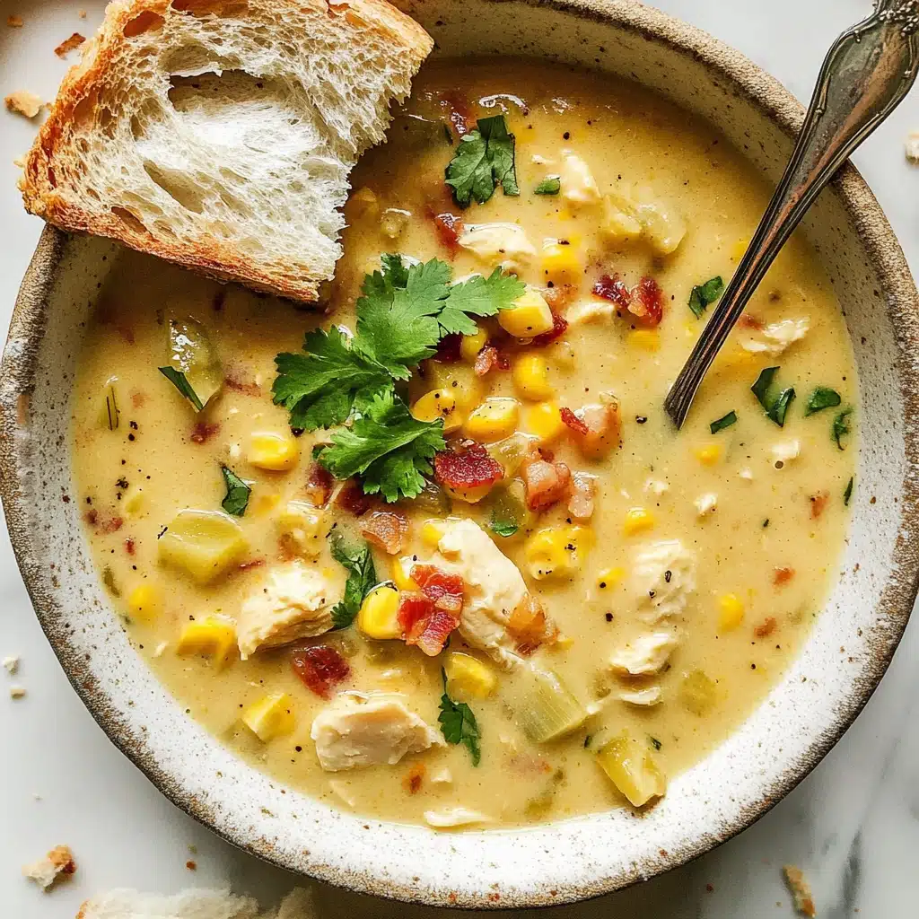 Creamy Slow Cooker Chicken Corn Chowder Recipe - Recipe Image