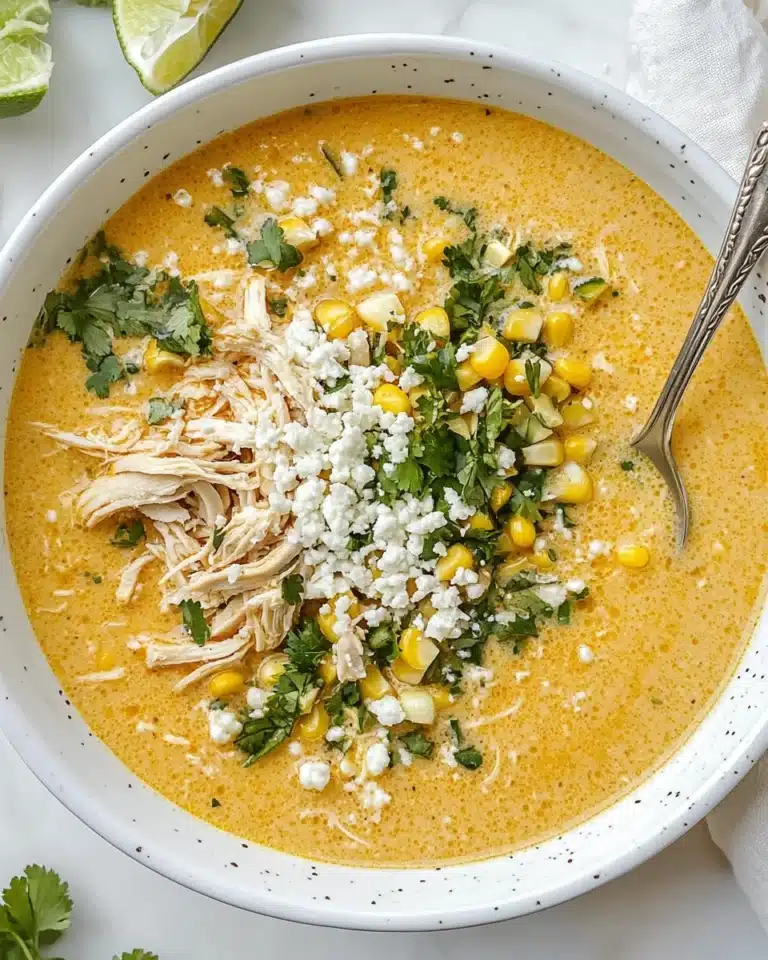 Creamy Mexican Street Corn Chowder Recipe