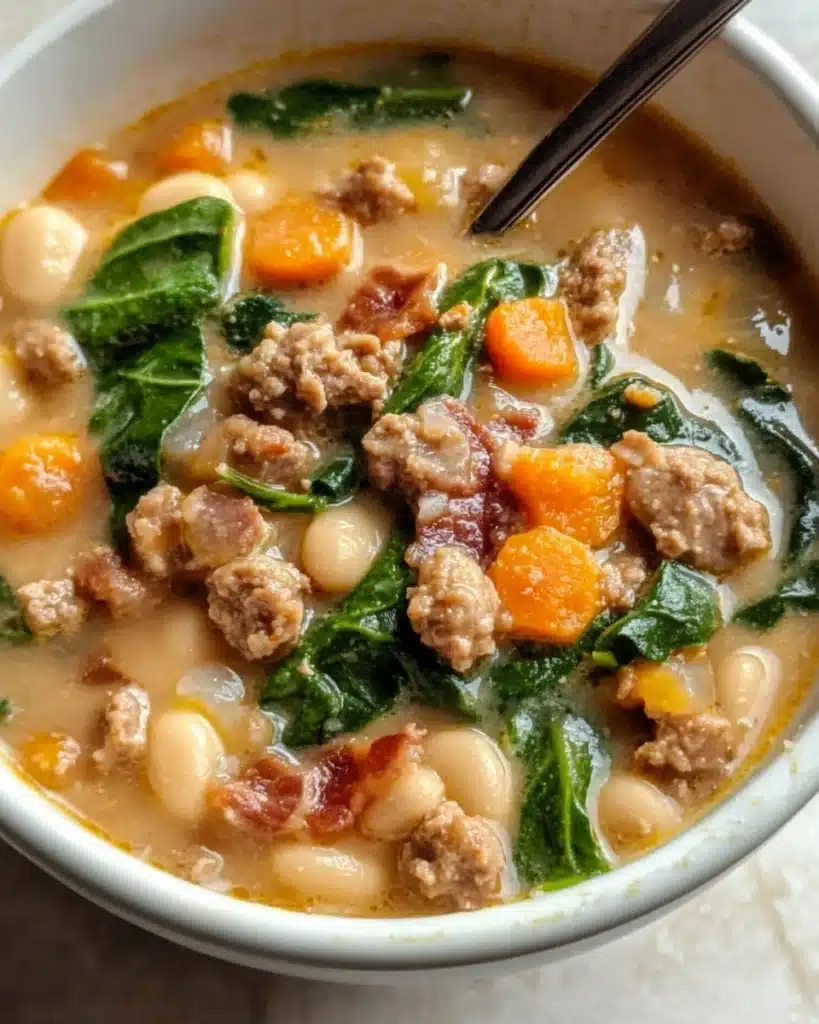 Hearty Italian Sausage Bean Soup Recipe