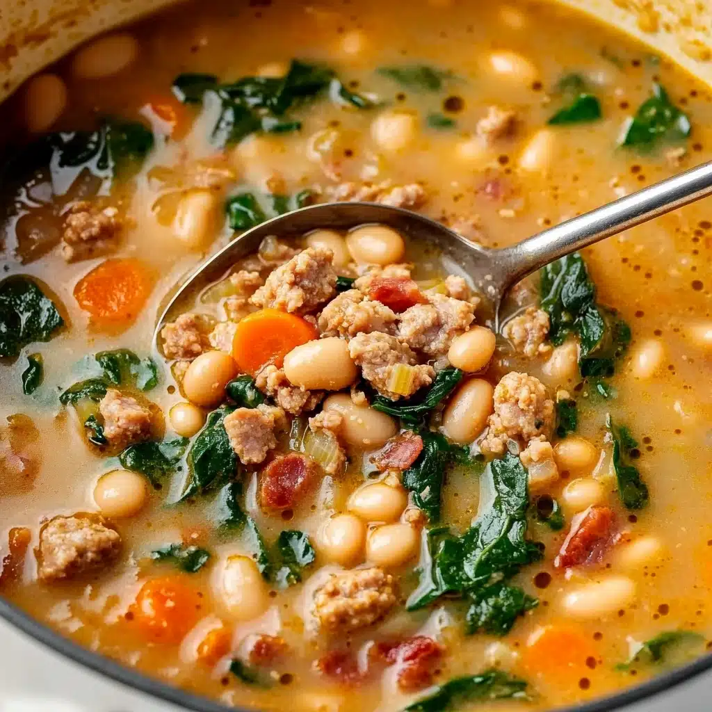Hearty Italian Sausage Bean Soup Recipe - Recipe Image