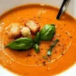 Creamy Parmesan Tomato Basil Soup Recipe