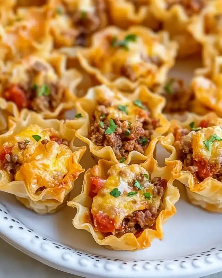 Cheesy Taco Ranch Tartlets Recipe