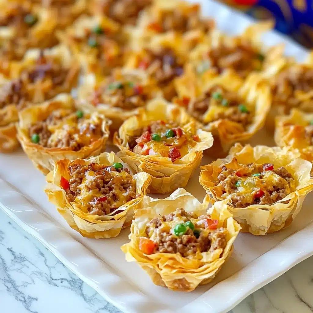 Cheesy Taco Ranch Tartlets Recipe - Recipe Image