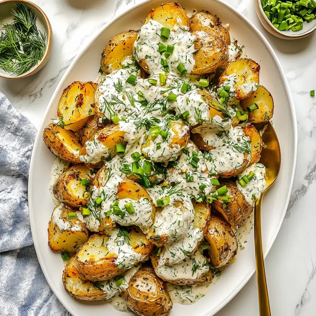 Crispy Herb Potato Salad Recipe - Recipe Image