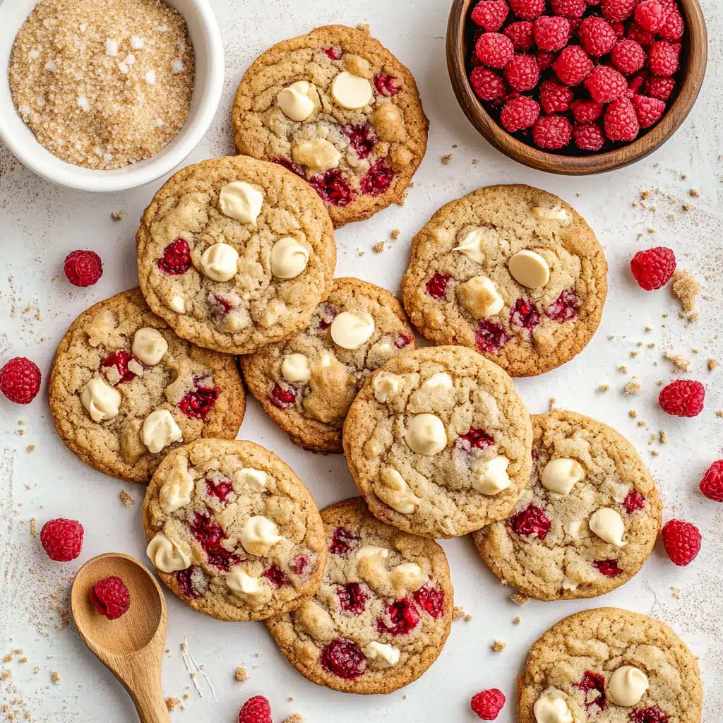 Copycat Subway Raspberry White Chocolate Cheesecake Cookies Recipe - Recipe Image