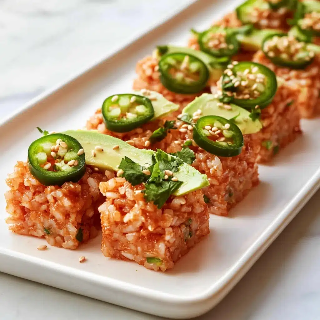 Spicy Salmon Crispy Rice Recipe - Recipe Image