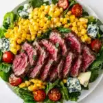 Grilled Balsamic Steak Salad with Gorgonzola Corn Recipe