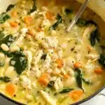 Creamy Lemon Chicken Orzo Soup Recipe