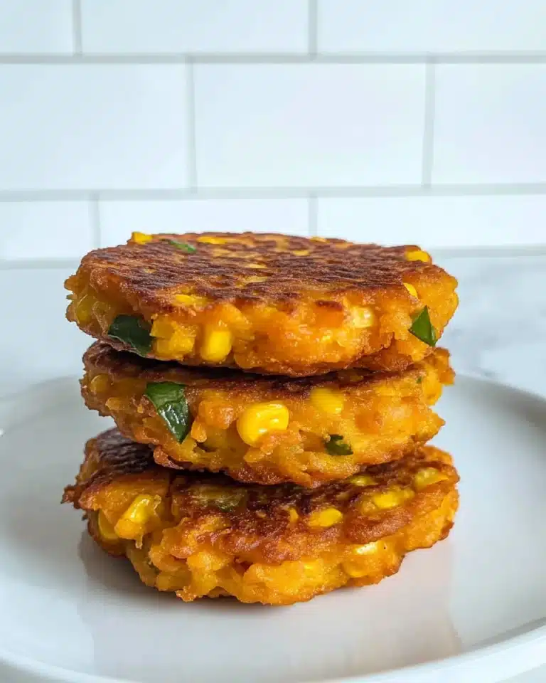 Cheesy Corn Fritter Delight Recipe