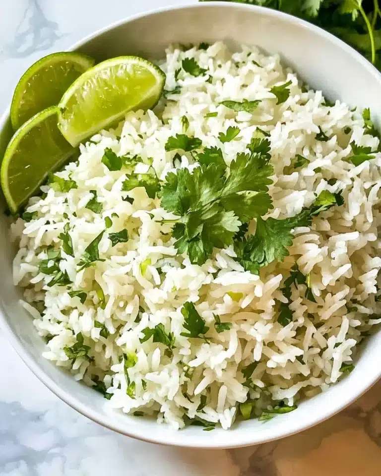 Zesty Cilantro Lime Rice Recipe