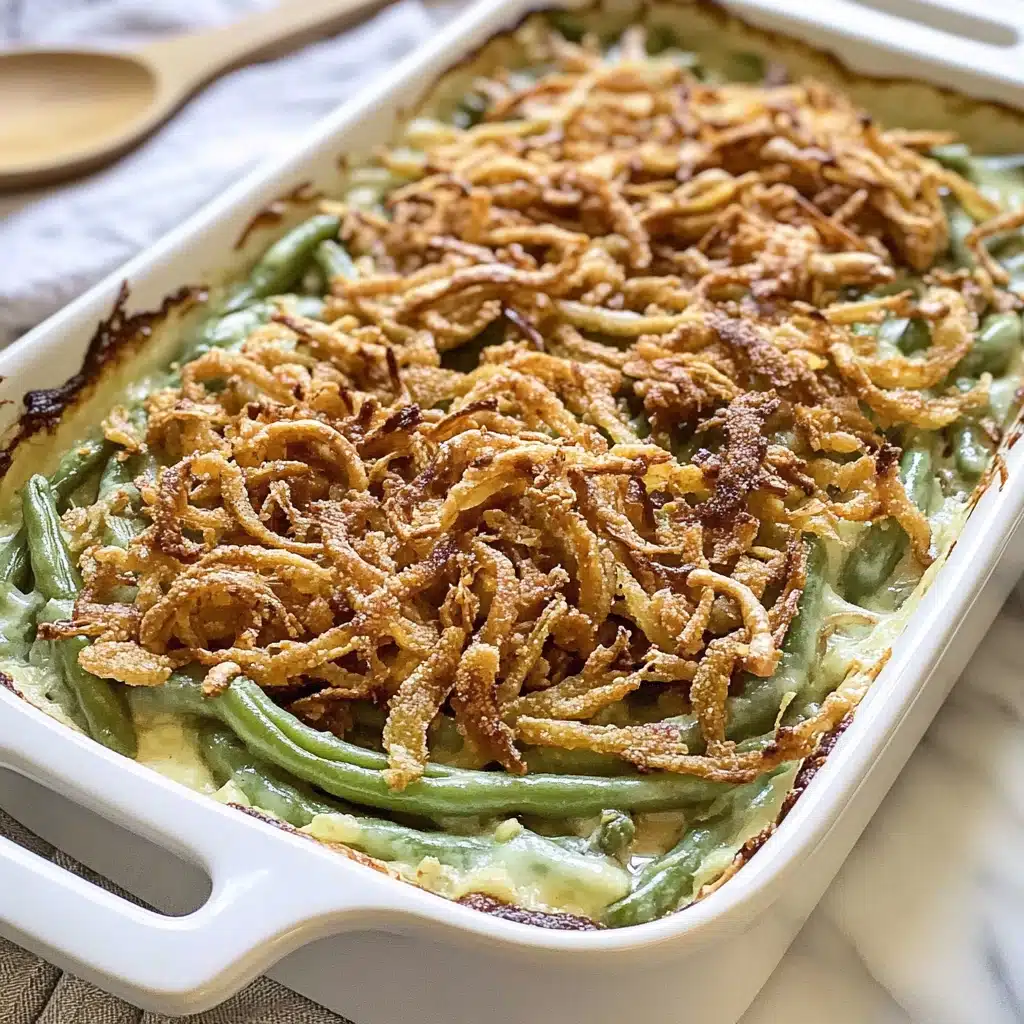 Creamy Parmesan Green Bean Casserole Recipe - Recipe Image