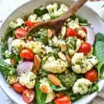 Pesto Parmesan Cauliflower Salad Recipe