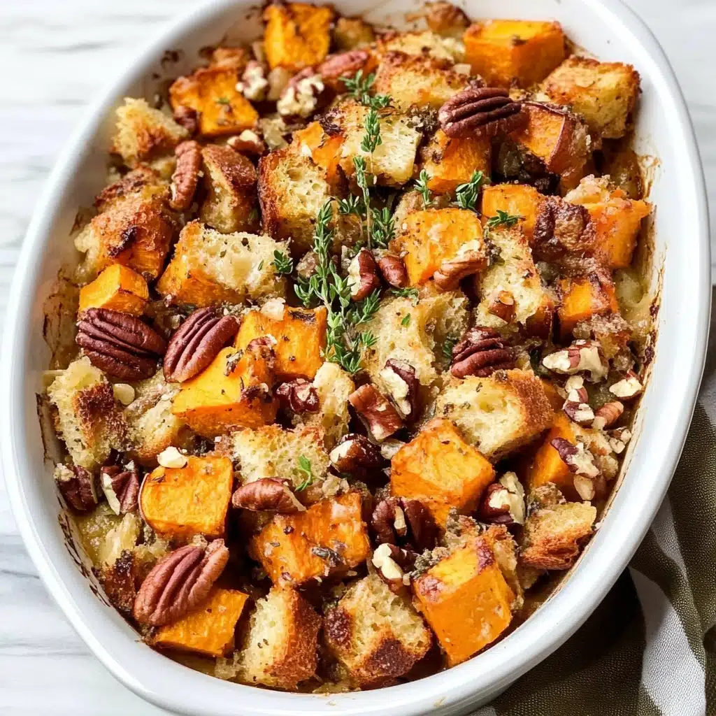 Sage & Pecan Butternut Squash Stuffing Recipe - Recipe Image