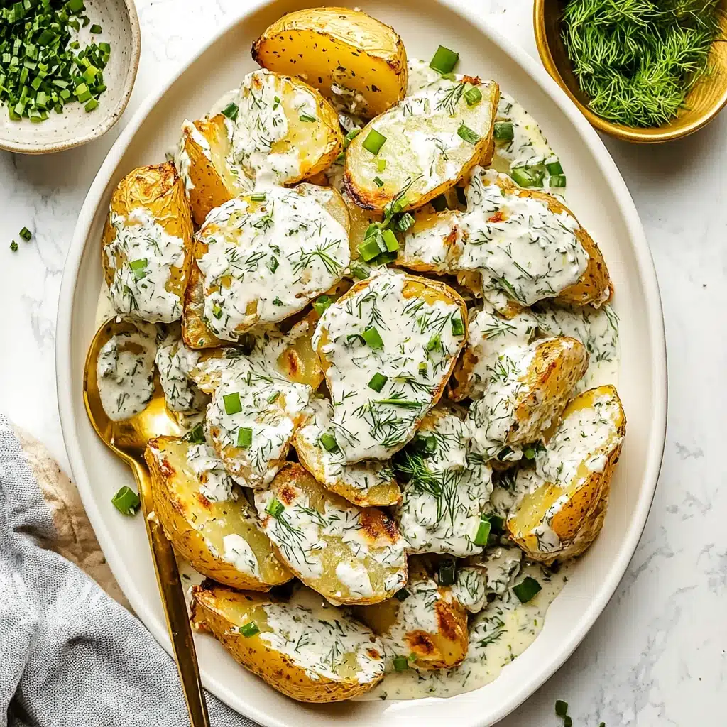Crispy Herb Potato Salad Recipe - Recipe Image