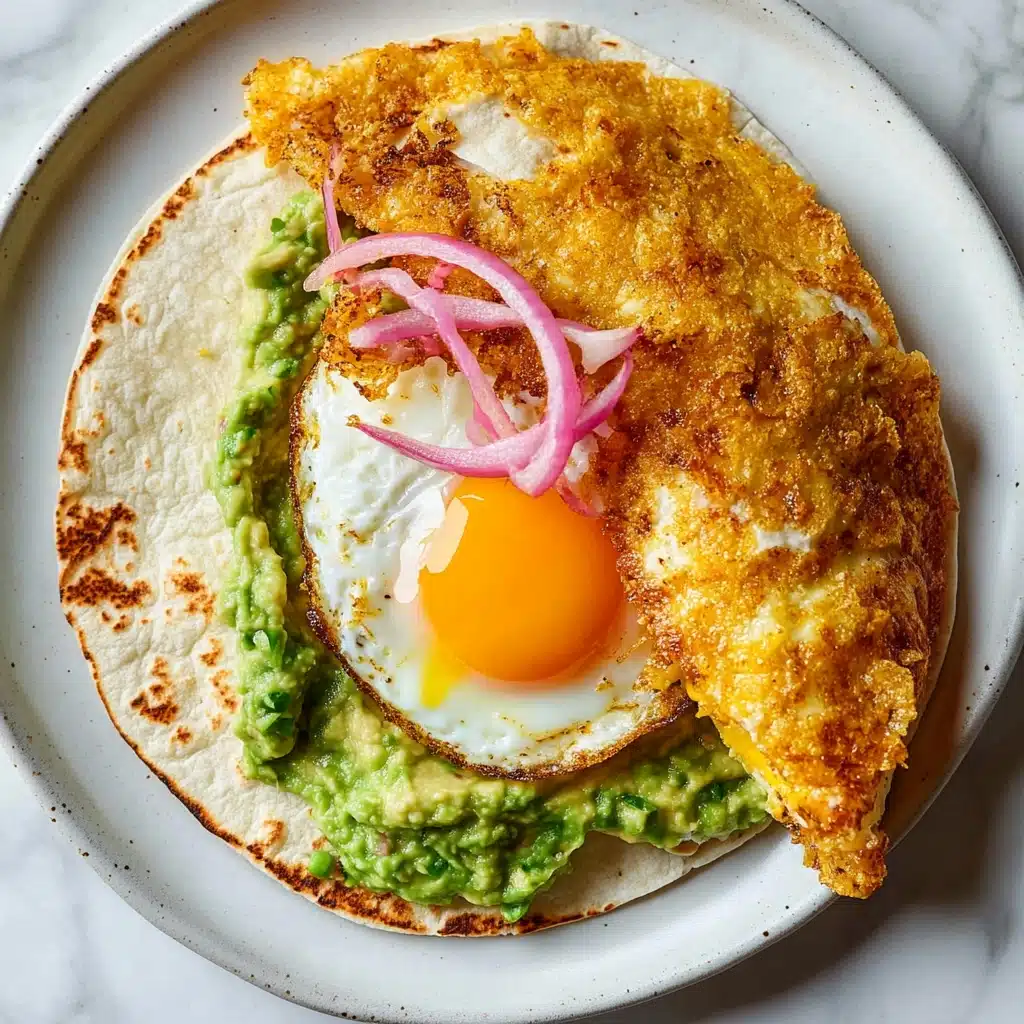 Crispy Feta Fried Eggs Recipe - Recipe Image