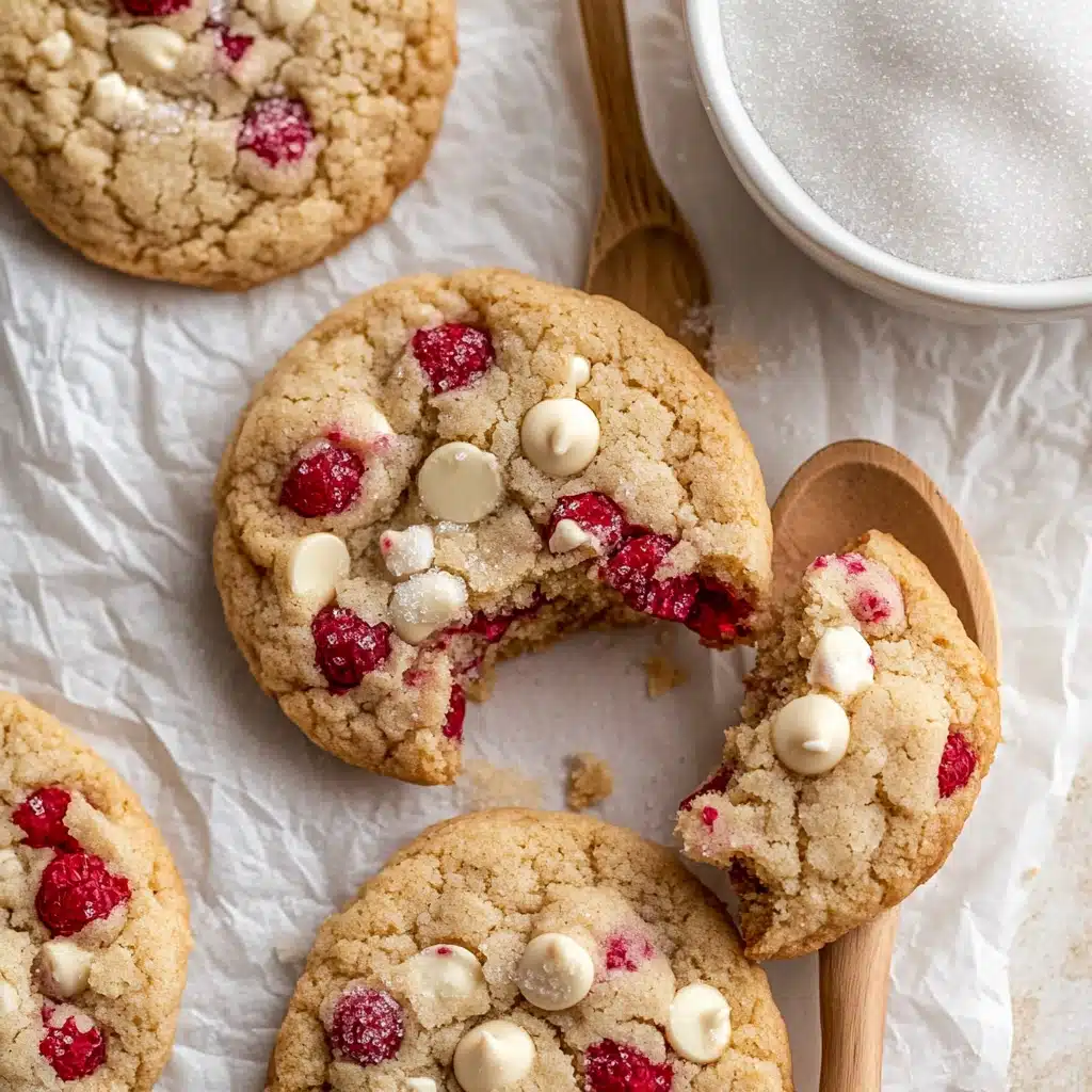 Copycat Subway Raspberry White Chocolate Cheesecake Cookies Recipe - Recipe Image