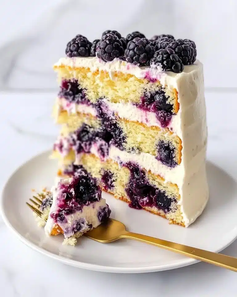 Lemon Blueberry Cake Recipe