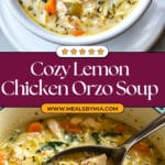 Creamy Lemon Chicken Orzo Soup Recipe