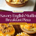 English Muffin Breakfast Pizza Recipe