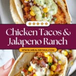 Crispy Chicken Street Corn Tacos with Jalapeno Lime Ranch Recipe