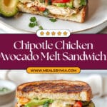 Chipotle Chicken Avocado Melt Recipe