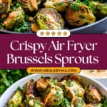 Crispy Air Fryer Brussel Sprouts with Spicy Mayo Recipe
