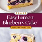 Lemon Blueberry Cake Recipe