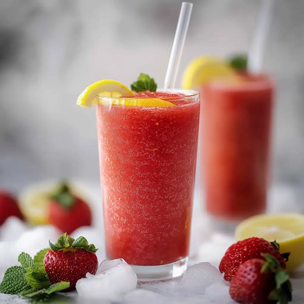 Frozen Strawberry Lemonade Recipe - Recipe Image