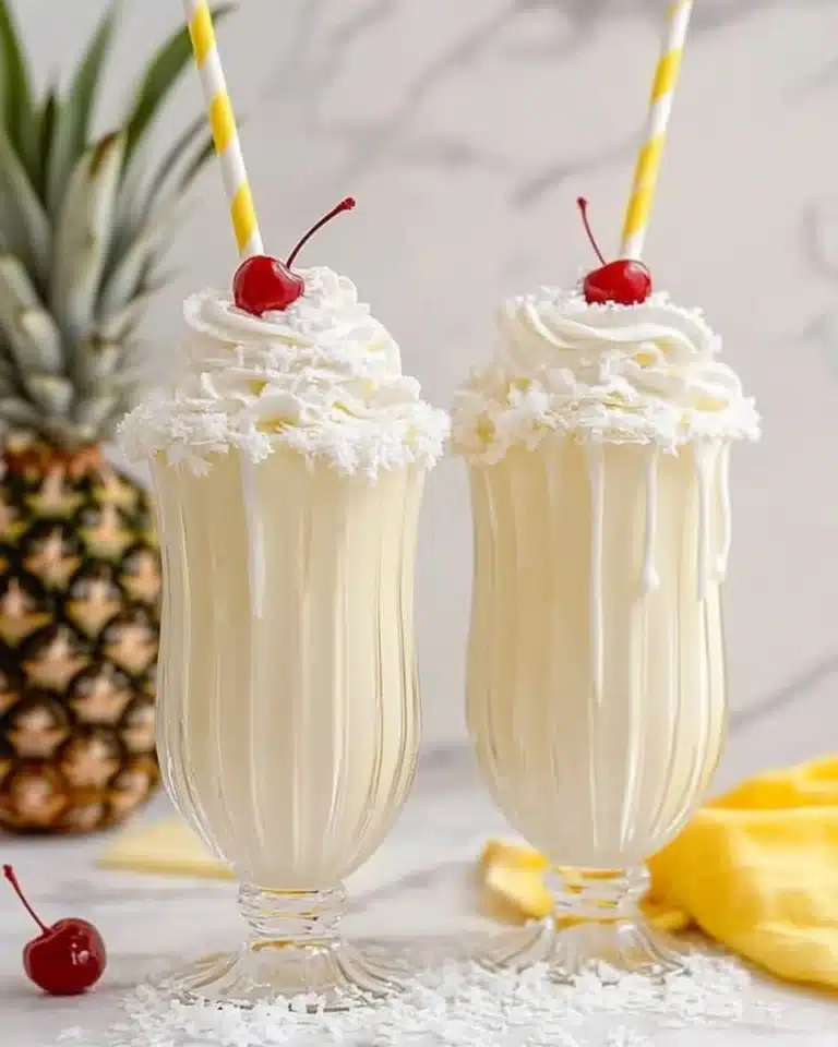 Pina Colada Milkshakes Recipe