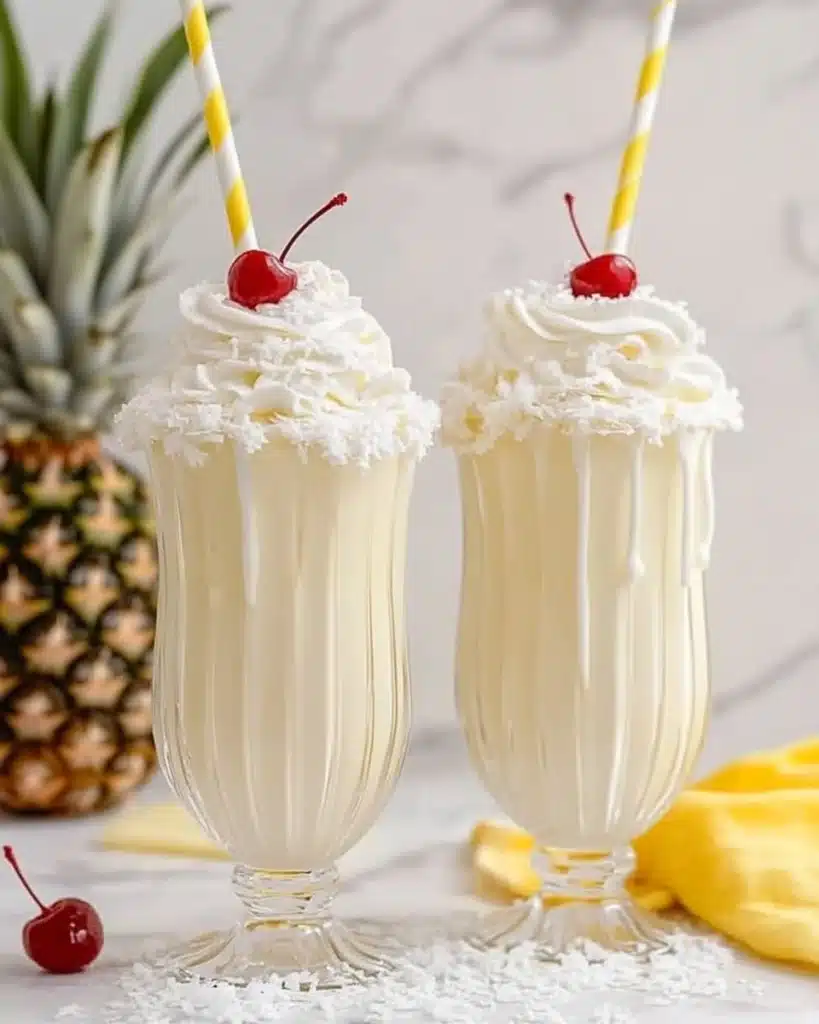 Pina Colada Milkshakes Recipe